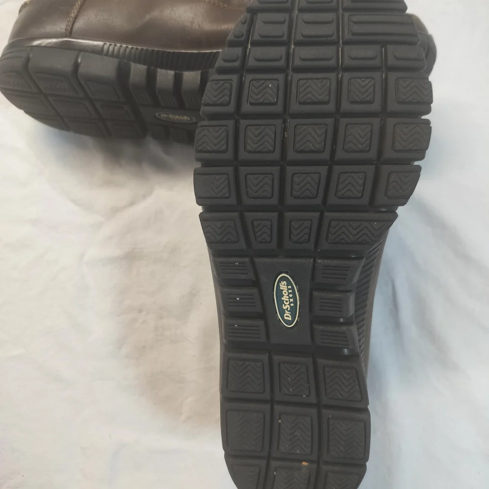Dr. Scholl's Dark Brown Leather‎ Loafers